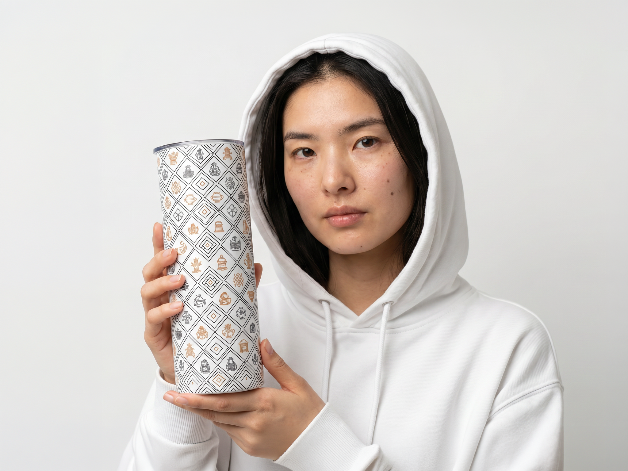 The Chittara Cross: Geometric Heritage Tumbler