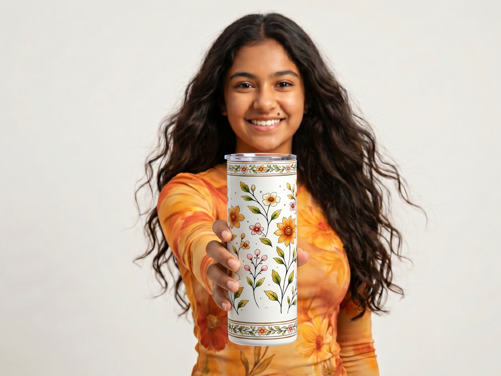 Autumn Blooms Tumbler